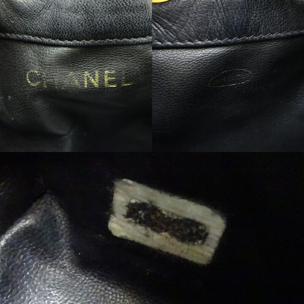 Chanel Triple Coco Drawstring Chain Lambskin Shou… - image 8